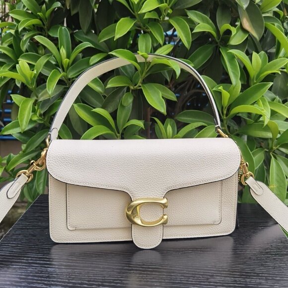 Coach Tabby Shoulder Bag 26 With Beadchain🥥🥥 - Picture 1 of 6